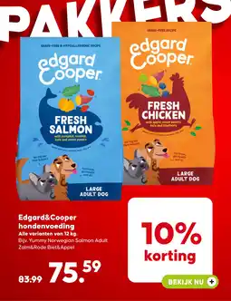 Pets Place Edgard&Cooper hondenvoeding aanbieding