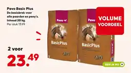 Pets Place Pavo Basic Plus De basisbrok voor alle paarden en pony's. Inhoud 20 kg. aanbieding