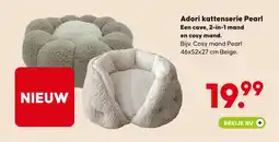 Pets Place Adori kattenserie PearlEen cave, 2-in-1 mand en cosy mand. aanbieding