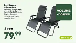 Pets Place BestGarden tuinmeubels Camping lounge stoel. Verschillende kleuren. aanbieding