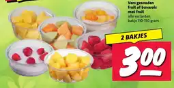 Nettorama Vers gesneden fruit of bavarois met fruit aanbieding
