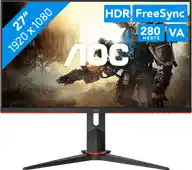 Bol.com AOC G2 27G2ZN3/BK - Full HD Gaming Monitor - 280hz - 27 inch aanbieding