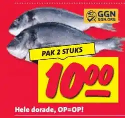 Nettorama Hele dorade, aanbieding