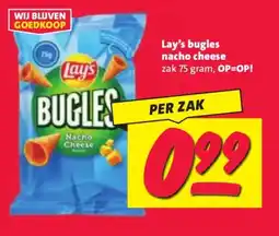 Nettorama Lay's bugles nacho cheese aanbieding