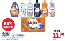 Makro Alle Robijn wasmiddel en wasverzachter aanbieding