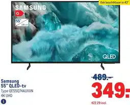 Makro Samsung 55 QLED-tv aanbieding