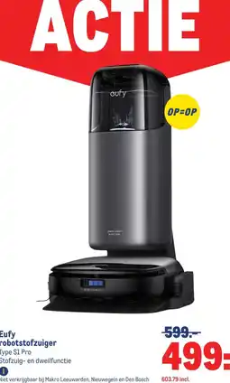 Makro Eufy robotstofzuiger aanbieding