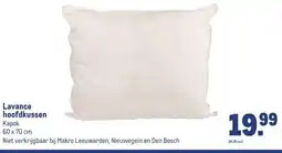 Makro Lavance hoofdkussen aanbieding