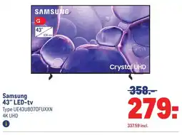 Makro Samsung 43 LED-tv aanbieding