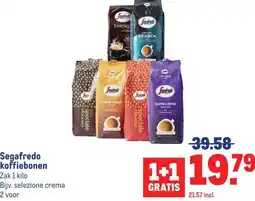 Makro Segafredo koffiebonen aanbieding
