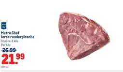 Makro Metro Chef lerse runderpicanha aanbieding