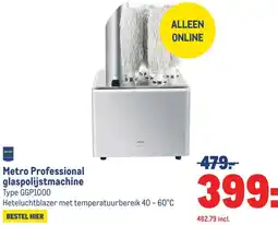 Makro Metro Professional glaspolijstmachine aanbieding