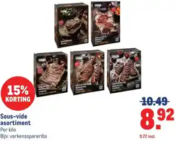 Makro Sous-vide asortiment aanbieding