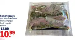 Makro Gemarineerde varkenskophaas aanbieding
