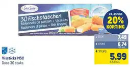 Makro Vissticks MSC aanbieding