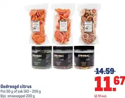 Makro Gedroogd citrus aanbieding