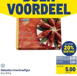 Makro Gekookte rivierkreeftjes aanbieding