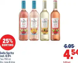 Makro Gallo Spritz incl. 0.5% aanbieding