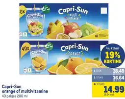 Makro Capri-Sun orange of multivitamine aanbieding