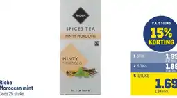 Makro Rioba Moroccan mint aanbieding