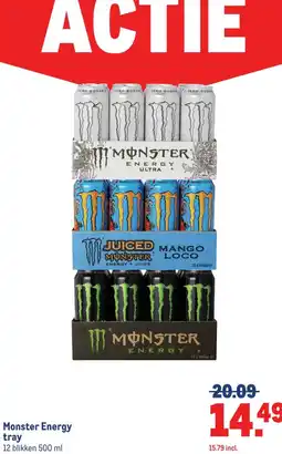 Makro Monster Energy tray aanbieding