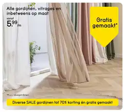 Leen Bakker Bekijk alle gordijnen, vitrages en inbetweens op maat aanbieding