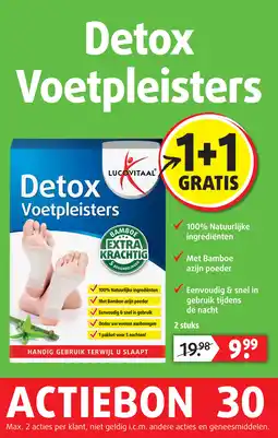 Lucovitaal Detox Voetpleisters aanbieding