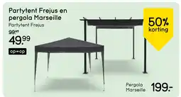 Leen Bakker Bekijk partytent Frejus en pergola Marseille aanbieding