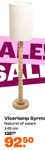 Kwantum Bekijk vloerlamp Syrma aanbieding