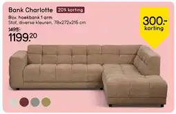 Leen Bakker Bekijk bank Charlotte aanbieding