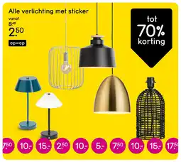 Leen Bakker Bekijk alle verlichting met sticker aanbieding