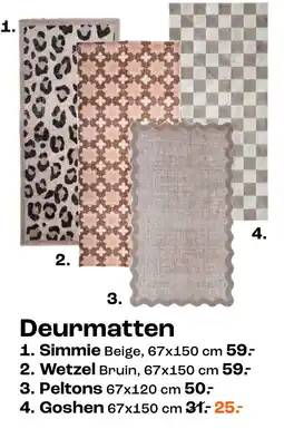 Kwantum Bekijk deurmatten aanbieding