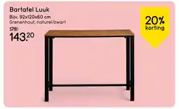 Leen Bakker Bekijk bartafel Luuk aanbieding