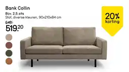 Leen Bakker Bekijk bank Collin aanbieding