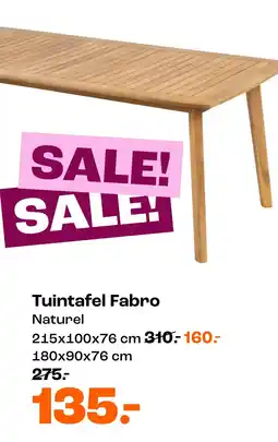 Kwantum Bekijk tuintafel Fabro aanbieding