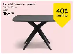 Leen Bakker Bekijk eettafel Suzanne vierkant aanbieding