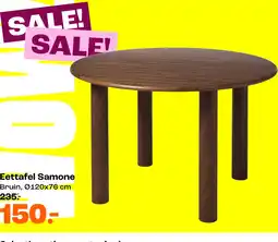 Kwantum Bekijk eettafel Samone aanbieding