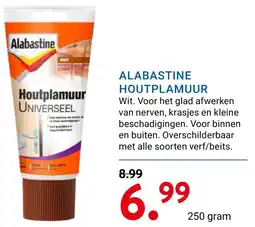 Kluswijs ALABASTINE HOUTPLAMUUR aanbieding