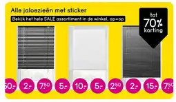 Leen Bakker Bekijk alle jaloezieën met sticker aanbieding