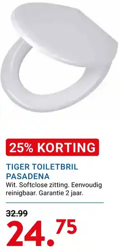 Kluswijs TIGER TOILETBRIL PASADENA aanbieding