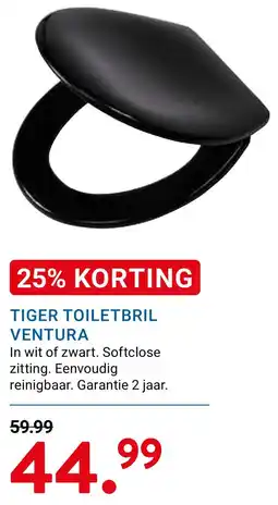 Kluswijs TIGER TOILETBRIL VENTURA aanbieding