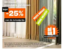 Kwantum Bekijk gratis gemaakt gordijnen aanbieding