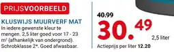Kluswijs KLUSWIJS MUURVERF MAT aanbieding