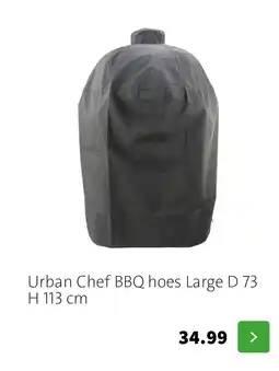 Intratuin Urban Chef BBQ hoes Large D 73 H 113 cm aanbieding