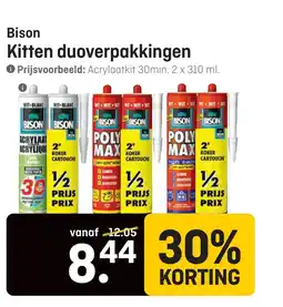 Hubo Bison Kitten duoverpakkingen aanbieding