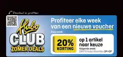 Hubo op 1 artikel naar keuze aanbieding