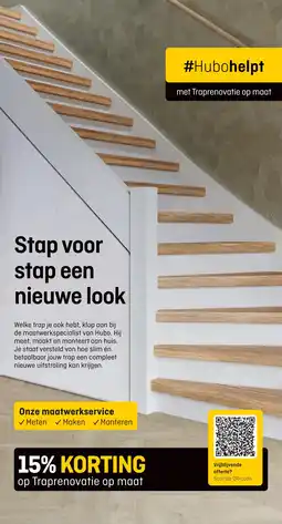 Hubo Op traprenovatie op maat aanbieding