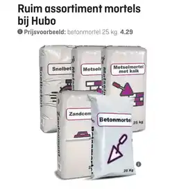 Hubo Ruim assortiment mortels bij Hubo aanbieding