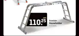 Hubo Excelsior Vouwladder aanbieding