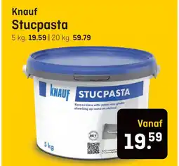 Hubo Knauf stucpasta aanbieding